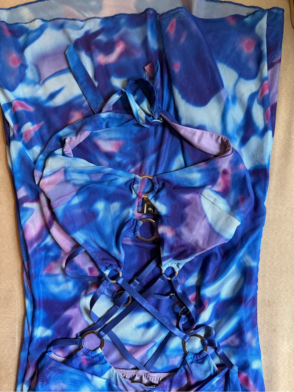 OUTCAST Blossom Maxi Dress La Luna Size XS - Picture 4 of 7